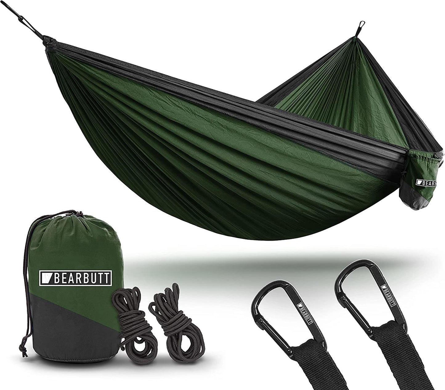 2 Person Portable Hammock - Backpacking to Camping - Double Hammock for Travel & Outdoor