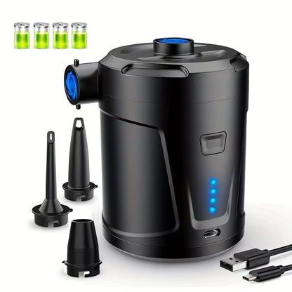 5200MAH Portable Portable Air Pump Outdoor Camping Air Mattress Swimming Pool Swimming Ring Inflatable Sofa Air Pump Home