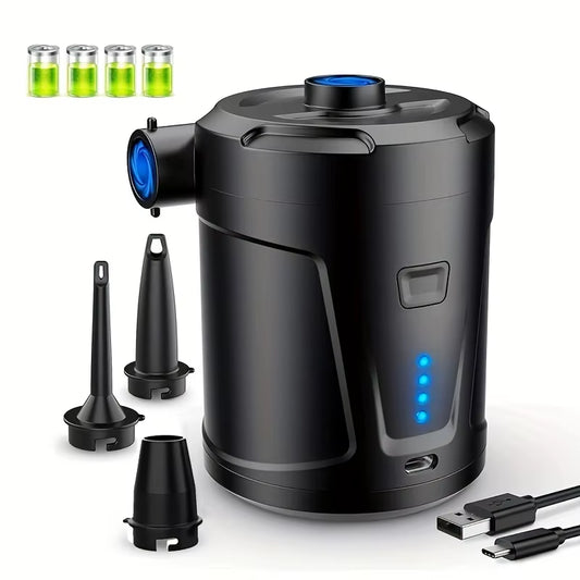 5200MAH Portable Portable Air Pump Outdoor Camping Air Mattress Swimming Pool Swimming Ring Inflatable Sofa Air Pump Home