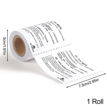 Tent Repair Tape Kit Waterproof Clear Camping Gear Air Mattress Repair Tape Patch Kit for Outdoor Tarp Boat Covers Sail