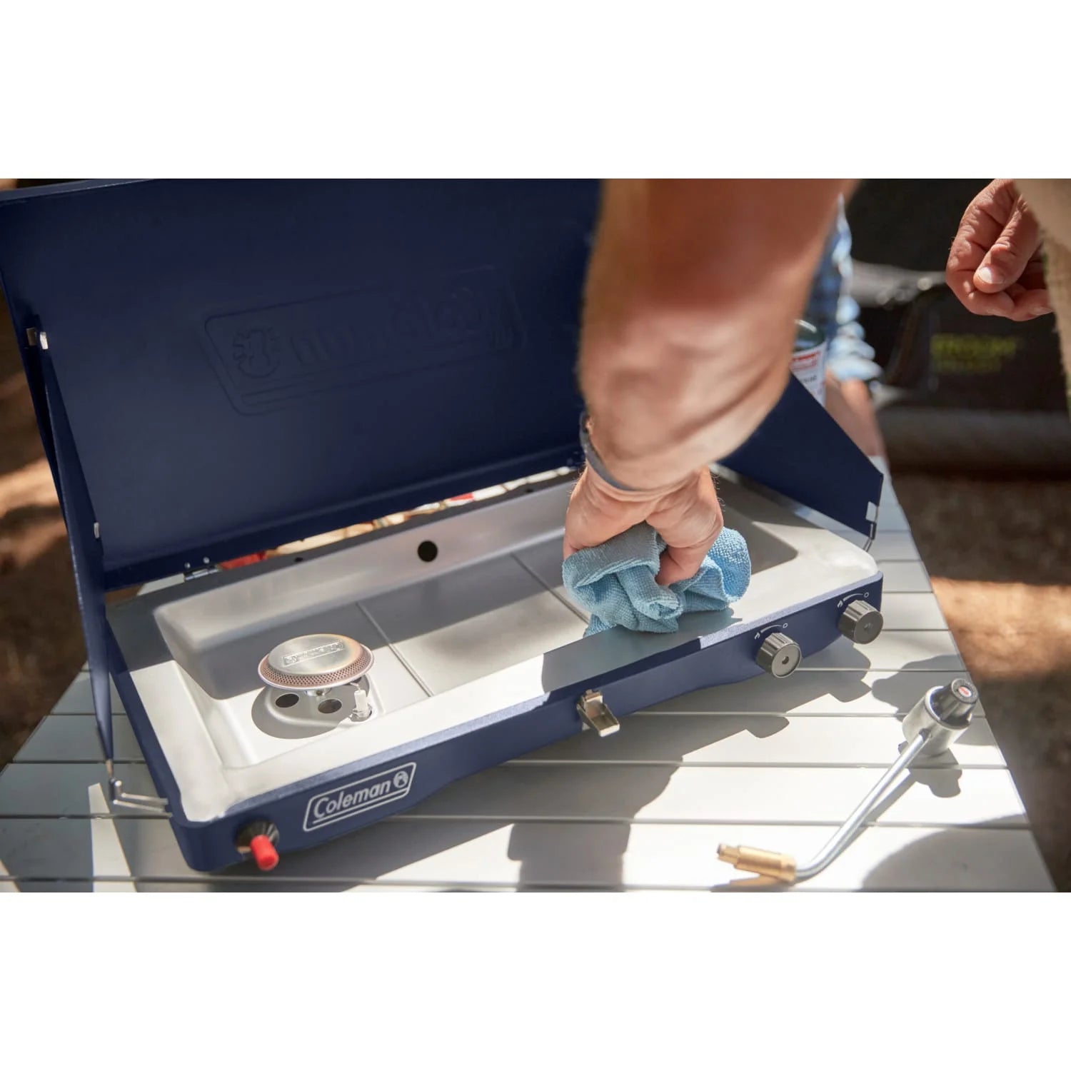 Classic 3-In-1 Camping Stove, 2 Burners, Blue Nights