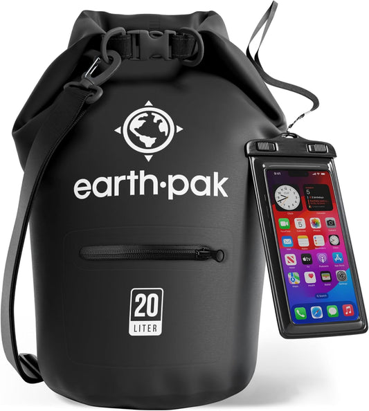 Waterproof Dry Bag with Zippered Pocket - Waterproof Dry Bag Backpack Keeps Gear Dry