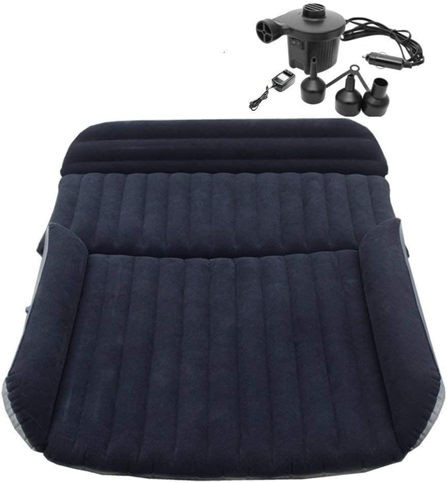 SUV Air Mattress, Thickened Car Bed Inflatable Home Air Mattress Portable Camping Outdoor Mattress, Flocking Surface, Fast Inflation (Mattress 1)