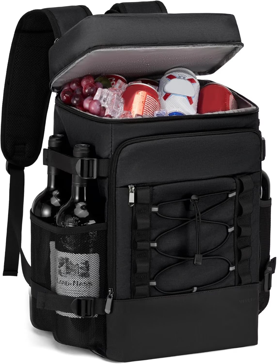 Cooler Backpack-40Cans Insulated Backpack Cooler for Men & Women,2 Leak Proof Compartments Cooler Bag for Beach, Picnic, Outdoor, Leakproof, Multi-Functional