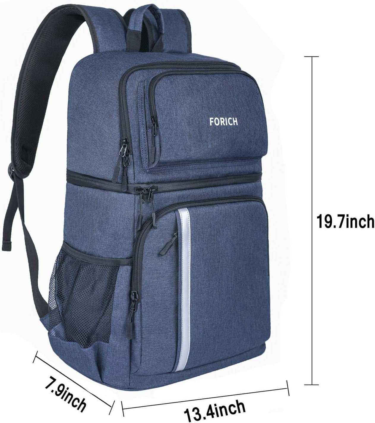 Backpack Cooler Leakproof Insulated Waterproof Backpack Cooler Bag, Lightweight Soft Beach Cooler Backpack for Men Women to Work Lunch Picnics Camping Hiking, 30 Cans