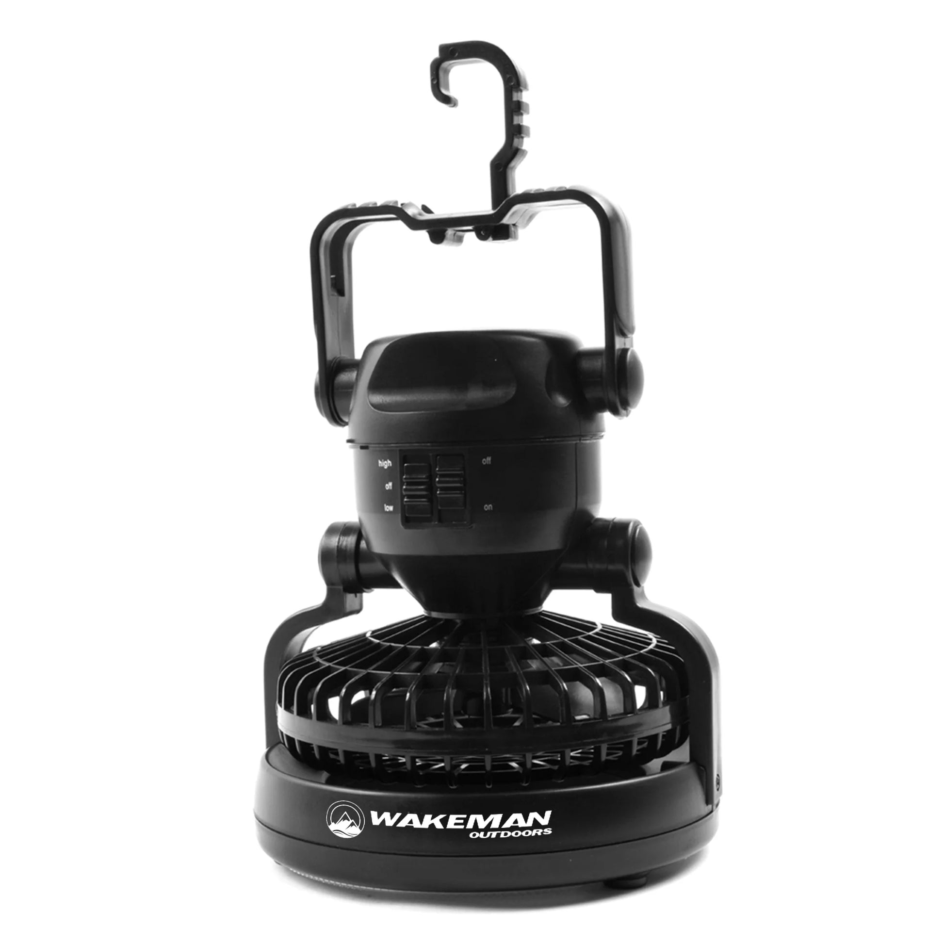Wakeman Outdoors Camping Lantern with Ceiling Fan 18 LED Bulbs 2-Speed