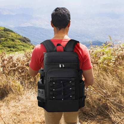 Cooler Backpack-40Cans Insulated Backpack Cooler for Men & Women,2 Leak Proof Compartments Cooler Bag for Beach, Picnic, Outdoor, Leakproof, Multi-Functional